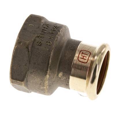 Raccord à sertir - 28mm Femelle & Rp 1-1/4'' Femelle - Alliage de cuivre