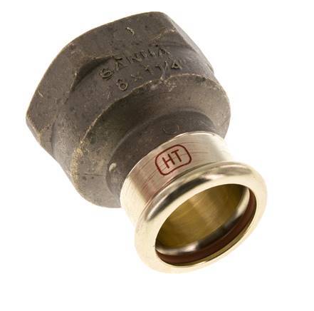 Press Fitting - 28mm Female & Rp 1-1/4'' Female - Copper alloy
