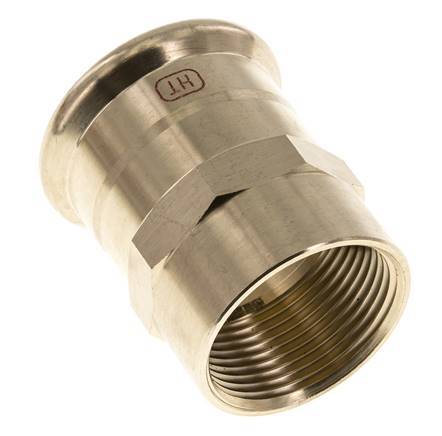 Raccord à sertir - 42mm Femelle & Rp 1-1/4'' Femelle - Alliage de cuivre