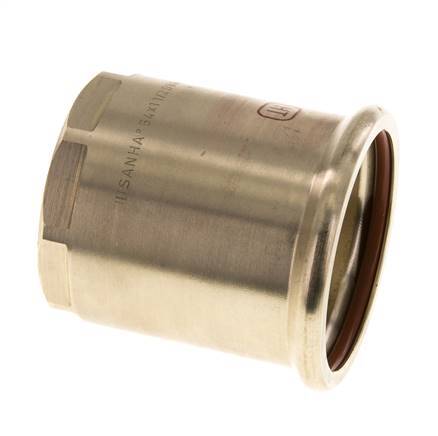 Raccord à sertir - 54mm Femelle & Rp 1-1/2'' Femelle - Alliage de cuivre