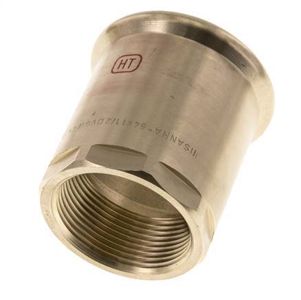 Raccord à sertir - 54mm Femelle & Rp 1-1/2'' Femelle - Alliage de cuivre