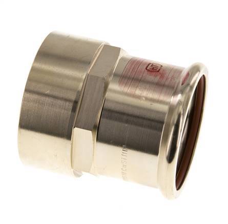 Press Fitting - 54mm Female & Rp 2'' Female - Copper alloy