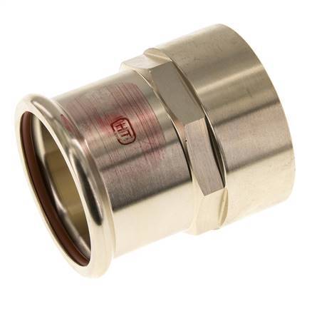 Raccord à sertir - 54mm Femelle & Rp 2'' Femelle - Alliage de cuivre
