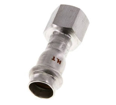 Raccord à sertir - 15mm Femelle & Rp 1/2'' Femelle - Acier inoxydable