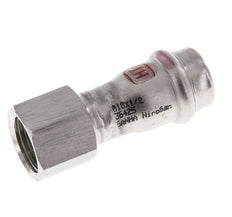 Raccord à sertir - 18mm Femelle & Rp 1/2'' Femelle - Acier inoxydable