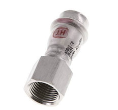 Raccord à sertir - 18mm Femelle & Rp 1/2'' Femelle - Acier inoxydable