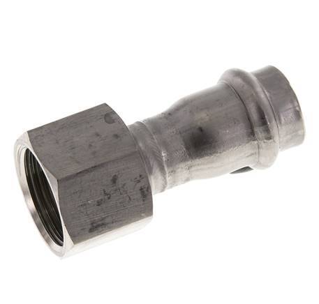 Press Fitting - 18mm Female & Rp 3/4'' Female - Stainless Steel
