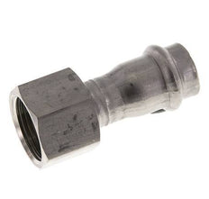 Raccord à sertir - 18mm Femelle & Rp 3/4'' Femelle - Acier inoxydable