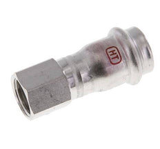 Raccord à sertir - 22mm Femelle & Rp 1/2'' Femelle - Acier inoxydable