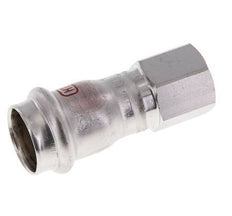 Raccord à sertir - 22mm Femelle & Rp 1/2'' Femelle - Acier inoxydable