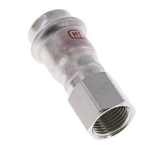 Raccord à sertir - 22mm Femelle & Rp 1/2'' Femelle - Acier inoxydable