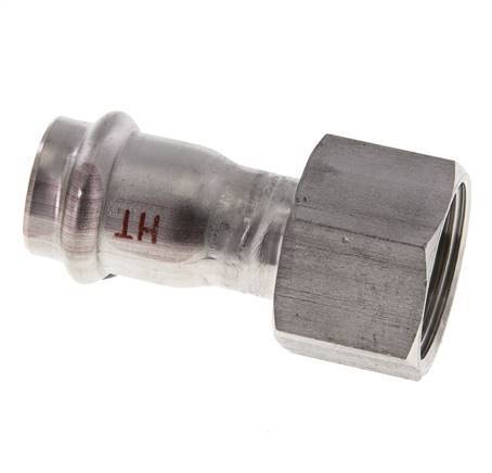 Raccord à sertir - 22mm Femelle & Rp 1'' Femelle - Acier inoxydable