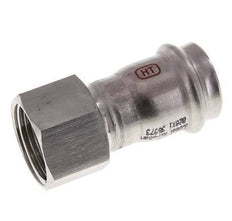 Raccord à sertir - 28mm Femelle & Rp 1'' Femelle - Acier inoxydable