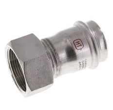 Raccord à sertir - 42mm Femelle & Rp 1-1/2'' Femelle - Acier inoxydable