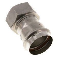 Raccord à sertir - 54mm femelle & Rp 2'' femelle - Acier inoxydable