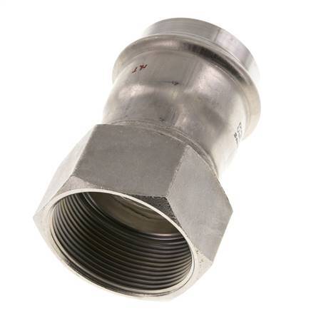 Raccord à sertir - 54mm femelle & Rp 2'' femelle - Acier inoxydable