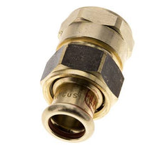 Raccord union à sertir - 15mm femelle & Rp 3/4'' femelle - Joint plat en alliage de cuivre
