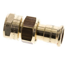 Raccord union à sertir - 18mm femelle & Rp 3/4'' femelle - Joint plat en alliage de cuivre
