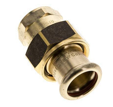 Raccord union à sertir - 22mm femelle & Rp 3/4'' femelle - Joint plat en alliage de cuivre
