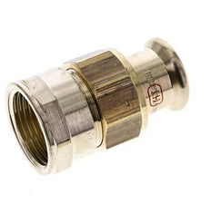 Raccord union à sertir - 22mm femelle & Rp 1'' femelle - Joint plat en alliage de cuivre