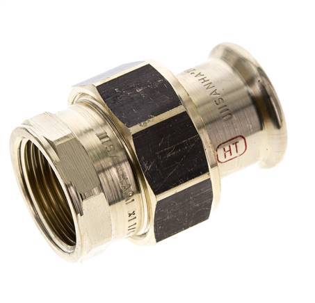 Union Press Fitting - 28mm Female & Rp 1'' Female - Copper alloy Flat Sealing