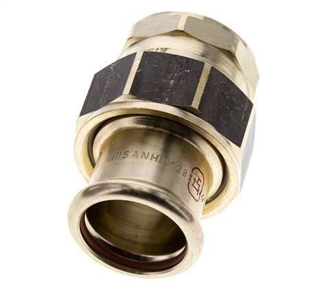 Union Press Fitting - 28mm Female & Rp 1'' Female - Copper alloy Flat Sealing