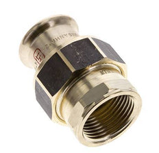 Raccord union à sertir - 28mm femelle & Rp 1'' femelle - Joint plat en alliage de cuivre