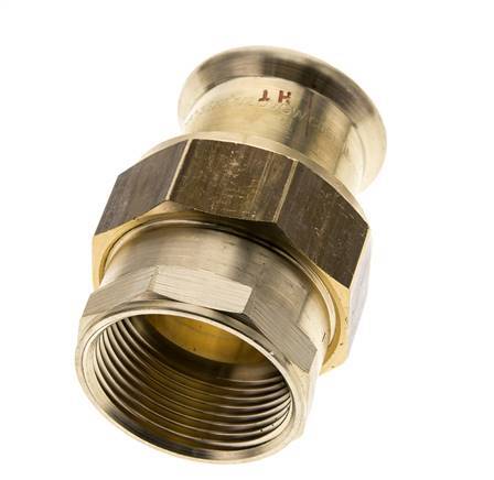 Union Press Fitting - 35mm Female & Rp 1-1/4'' Female - Copper alloy Flat Sealing