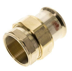 Raccord union à sertir - 54mm femelle & Rp 2'' femelle - Joint plat en alliage de cuivre