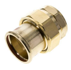 Raccord union à sertir - 54mm femelle & Rp 2'' femelle - Joint plat en alliage de cuivre