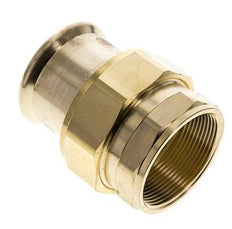 Raccord union à sertir - 54mm femelle & Rp 2'' femelle - Joint plat en alliage de cuivre