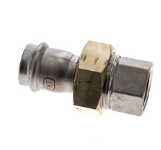 Raccord union à sertir - 28mm femelle & Rp 1'' femelle - Joint plat en acier inoxydable