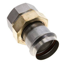 Raccord union à sertir - 54mm femelle & Rp 2'' femelle - Joint plat en acier inoxydable