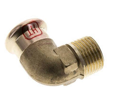 Raccord à sertir coude 90deg - 18mm Femelle & R 1/2'' Mâle - Alliage de cuivre