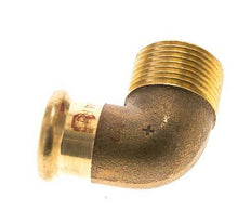 Raccord à sertir coude 90deg - 18mm Femelle & R 3/4'' Mâle - Alliage de cuivre