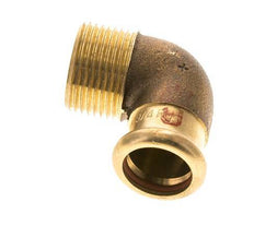 Raccord à sertir coude 90deg - 18mm Femelle & R 3/4'' Mâle - Alliage de cuivre