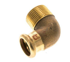 Raccord à sertir coude 90deg - 18mm Femelle & R 3/4'' Mâle - Alliage de cuivre