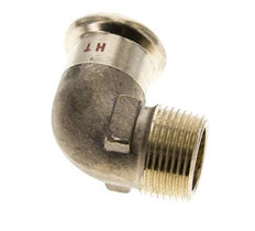 Raccord à sertir coude 90deg - 22mm Femelle & R 3/4'' Mâle - Alliage de cuivre