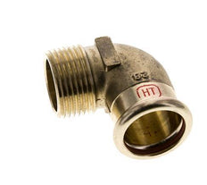 Raccord à sertir coude 90deg - 28mm Femelle & R 1'' Mâle - Alliage de cuivre