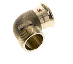 Raccord à sertir coude 90deg - 42mm Femelle & R 1-1/2'' Mâle - Alliage de cuivre