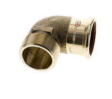 Raccord à sertir coude 90deg - 42mm Femelle & R 1-1/2'' Mâle - Alliage de cuivre