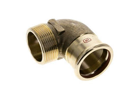 Raccord à sertir coude 90deg - 42mm Femelle & R 1-1/2'' Mâle - Alliage de cuivre