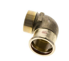 Raccord à sertir coude 90deg - 42mm Femelle & R 1-1/2'' Mâle - Alliage de cuivre