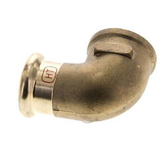 Raccord à sertir coude 90deg - 22mm Femelle & Rp 3/4'' Femelle - Alliage de cuivre