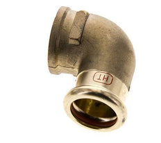 Raccord à sertir coude 90deg - 22mm Femelle & Rp 3/4'' Femelle - Alliage de cuivre