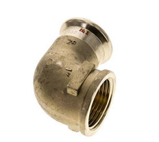 Raccord presse coude 90deg - 28mm Femelle & Rp 1'' Femelle - Alliage de cuivre