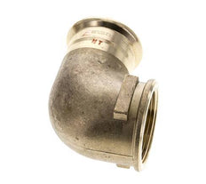 Raccord à sertir coude 90deg - 42mm Femelle & Rp 1-1/2'' Femelle - Alliage de cuivre