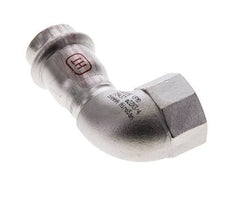 Raccord à sertir coude 90deg - 22mm femelle & Rp 3/4'' femelle - Acier inoxydable