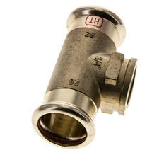 Tee Press Fitting - 28mm Femelle & Rp 3/4'' Femelle - Alliage de cuivre