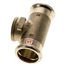 Tee Press Fitting - 28mm Femelle & Rp 3/4'' Femelle - Alliage de cuivre